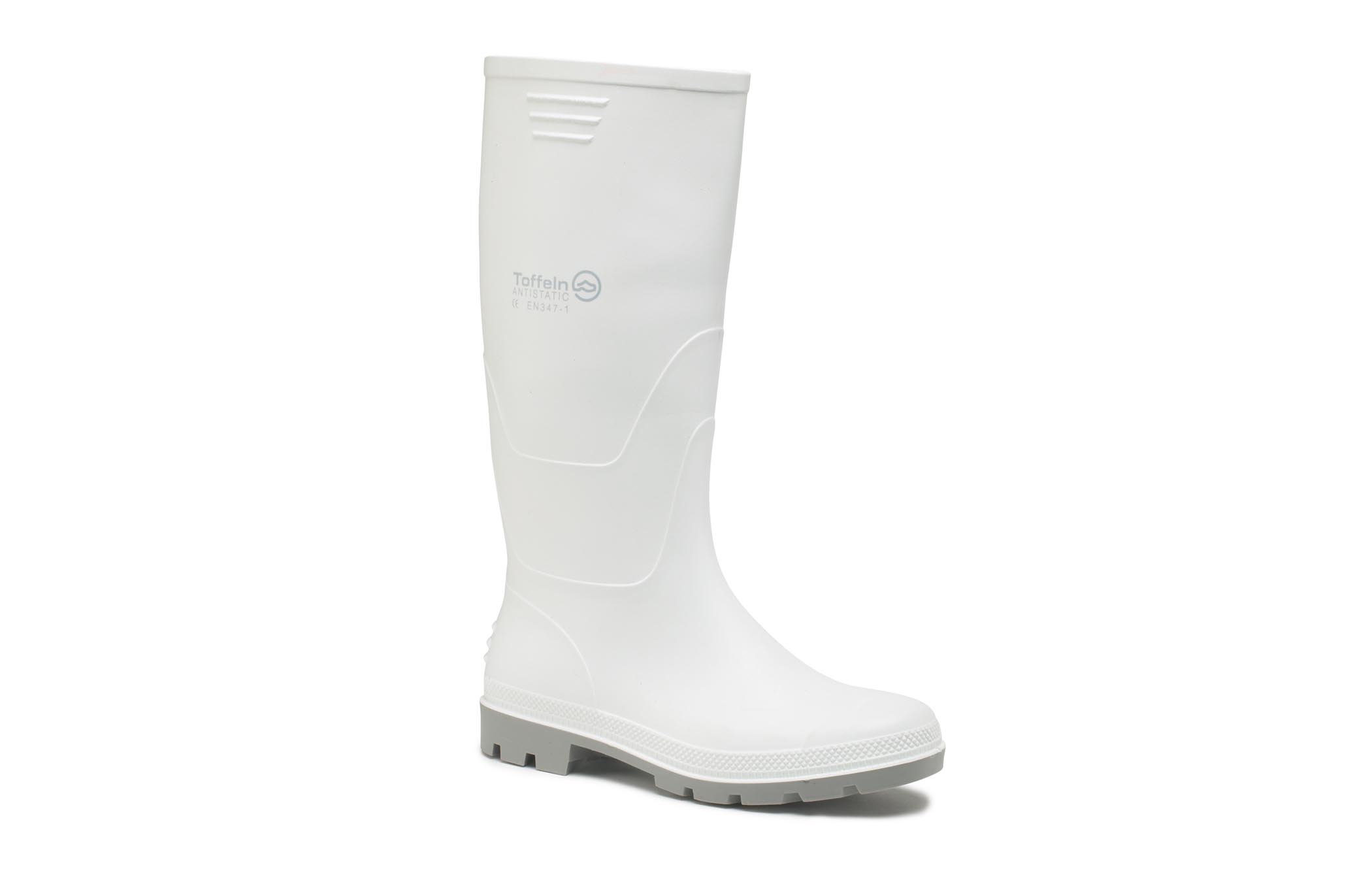 White Knee High Wellingtons - Hygienic and Lightweight